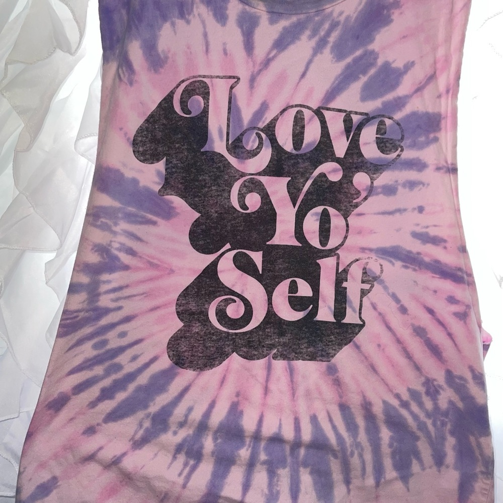 Tie Dye Cut out Tshirt